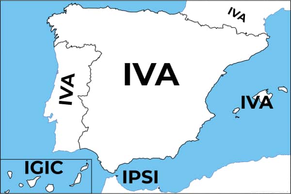 Aplicación del IVA España, Francia y Portugal
