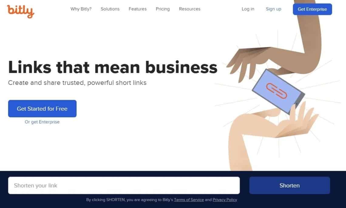 Acortar link con Bitly, la herramienta para empresas y marketeros